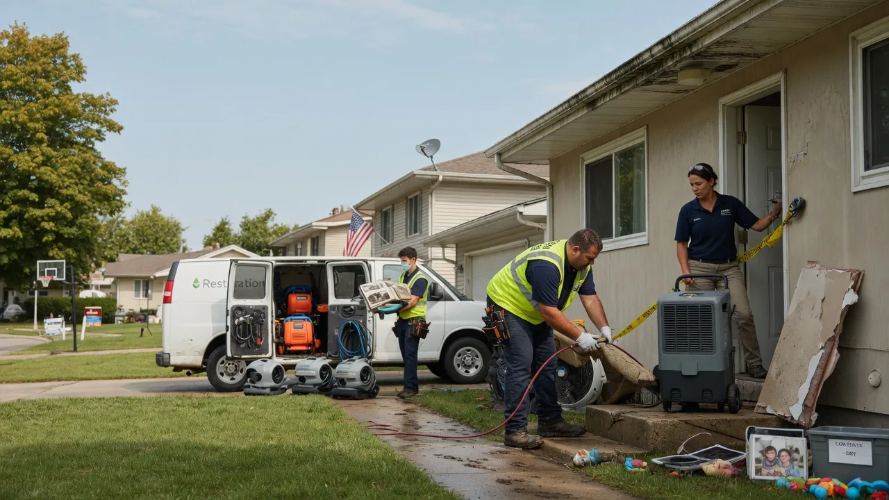 Water Damage Restoration in Dahlen, ND near me